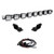 Baja Designs 8XL Pro Linkable LED Light Bar Roof Mount Kit for Ford Bronco 2021-2026 Bronco Raptor 2022-2026 (Light Pattern Multi-Pattern Clear Upfitter Wiring) Baja Designs 