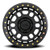 Reika 17X8 6X130 +30 HB 84.1 R35 BEADLOCK SATIN BLACK W/ BLACK E-COAT RING 
