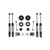 18-24 Jeep Wrangler JL 2 Inch Coil Spring Spacer Lift Kit Fox Shocks Zone Offroad