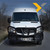  Ex-Guard Extreme-Duty, Full-Height Coverage Grille Guard for 2019-Newer Mercedes-Benz Sprinter Van, Black EVRCoat PVC Finish. Includes Mounting Bracket. 