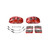 M-Line: 05-24 Toyota Tacoma, 05-14 Toyota 4-Runner, 07-14 FJ Cruiser Red