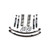 Zone Offroad 84-01 Jeep Cherokee XJ 3 Inch Lift Kit With Rear Springs -Dana 35 Fox Shocks Zone Offroad 