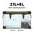 JEEP APL35 Dual Zone 12V Portable Freezer | ICECO | 37 QT | 35 LT | Olive