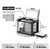 VL45Plus Single Zone 3 Way Access 12V Portable Freezer | ICECO | 44 QT | 41 LT | Black