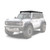 Front Runner Ford Bronco 4Door w/Hard Top (U725) Slimline 3 Roof Rack Kit KRFB100T 