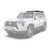 Front Runner Lexus GX 550 3/4 Slimline 3 Roof Rack Kit KRLE100T 