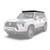 Lexus GX 550 Slimline 3 Roof Rack Kit KRLE101T