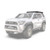 Front Runner Toyota 4Runner 6th Gen (N500) 3/4 Slimline 3 Roof Rack Kit KRTF100T 
