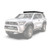Toyota 4Runner 6th Gen (N500) Slimline 3 Roof Rack Kit KRTF101T