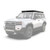 Toyota Land Cruiser 250 Prado Slimline 3 Roof Rack Kit KRTL101T