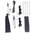  ARB Hard Case Awning with Light 2.5m Black 814712 