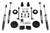 TeraFlex 07-18 Wrangler JK 2.5 Inch Performance Spacer Lift Kit & 9550 VSS Twin-Tube TeraFlex 1255200 
