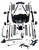 TeraFlex 97-06 Jeep Wrangler TJ SWB 5 Inch Pro LCG Long Arm Suspension System, High Steer & 9550 VSS Twin-Tube TeraFlex 1249570 