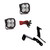 Baja Designs Squadron Sport A-Pillar Light Kit 
