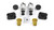 TeraFlex 20-Up Jeep Gladiator 2 Inch-Stroke SpeedBump & Progressive Bump Stop Kit-Front & Rear 2.5-3.5 Inch Lift TeraFlex 1968352 