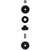  Bilstein 5100 Series 2019+ Dodge Ram 1500 46mm Monotube Shock Absorber- Rear 