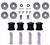  Bilstein 08-21 Sequoia / 07-21 Tundra B8 Front Upper Control Arm Kit 