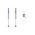  Bilstein 5100 Series 14-17 Dodge Ram 2500/13-17 Ram 3500 Front Dual Steering Damper Kit 