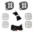 Baja Designs XL Pro A-Pillar Kit - '07-18 Wrangler JK (Spot; Clear) 