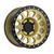 Method Wheels Method MR315 17x8.5 0mm Offset 6x135 87mm CB Gold/Black Street Loc Wheel 