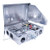 Partner Steel Aluminum Propane Camping Stove | 1 Burner 9 inch | Left Connection w/ Windscreen PAR1B9W-L 