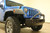  Rock Hard 4x4 Patriot Series Grille Width "Stubby" Front Bumper w/Lowered Winch Plate w/o Fog Lights for Jeep Wrangler JK 2007 - 2018 [RH-5002] 