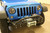  Rock Hard 4x4 Aluminum Patriot Series Grille Width "Stubby" Front Bumper w/Lowered Winch Plate & No Fog Lights for Jeep Wrangler JK 2007 - 2018 [RH-5042] 