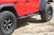 Rock Hard 4x4 Patriot Series Tube Slider Rocker Guards Flat Step Silver Plate for Jeep Wrangler JL 4DR 2018 - Current [RH-90105]