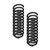 Clayton Off Road Jeep Wrangler 2.5 Inch Rear Coil Springs 2007-2018 JK Clayton Off Road 