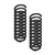 Jeep Wrangler 3.5 Inch Rear Coil Springs 2007-2018 JK & Jeep Cherokee 7.0 Inch Rear Coil Conversion Coil Springs 1984-2001 XJ Clayton Off Road