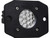 Ignite LED Light, Diffused Lens, Flush Mount, Black Housing, Single