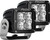 D-Series PRO LED Light, Spot Optic, Heavy Duty, Black Housing, Pair