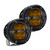 360-Series DOT/SAE J583 4 Inch Selective Yellow LED Fog Light, Pair