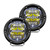 360-Series 4 Inch Off-Road LED Light, Drive Beam, White Backlight, Pair