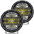 360-Series 6 Inch Off-Road LED Light, Drive Beam, White Backlight, Pair
