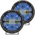 360-Series 6 Inch Off-Road LED Light, Drive Beam, Blue Backlight, Pair