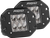 D-Series PRO LED Light, Driving Optic, Flush Mount, Black Housing, Pair