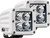 D-Series PRO LED Light, Flood Optic, Surface Mount, White Housing, Pair