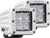 D-Series PRO Light, Flood Diffused, Surface Mount, White Housing, Pair