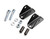 TeraFlex TJ / ZJ XJ Shock Bar Pin Eliminator Kit Rear Upper TeraFlex 1204800 