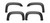 American Expedition Vehicles AEV Front Bison Flares for 2019-2022 Colorado 48306002AA 