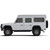 Alu-Cab Roof Conversion Kit - Icarus - White 