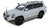 Rhino-Rack 08-15 Lexus LX 570 4 Door SUV Vortex RCH 3 Bar Roof Rack - Black JA9591