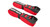 Rhino-Rack Rapid Tie Down Straps w/Buckle Protector - 4.5m/15ft - Pair - Red RTD45P