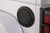 AMP Research Alloy Fuel Door, Black Aluminum for 07-18 Jeep Wrangler JK, 2 dr/4 dr 