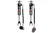 BDS Suspension FOX 2.5 Front Shocks w/ DSC Reservoir Adjuster | 1.5-2.5 Inch Lift | Performance Elite Series | Chevy Silverado and GMC Sierra 2500HD / 3500HD (20-26) 