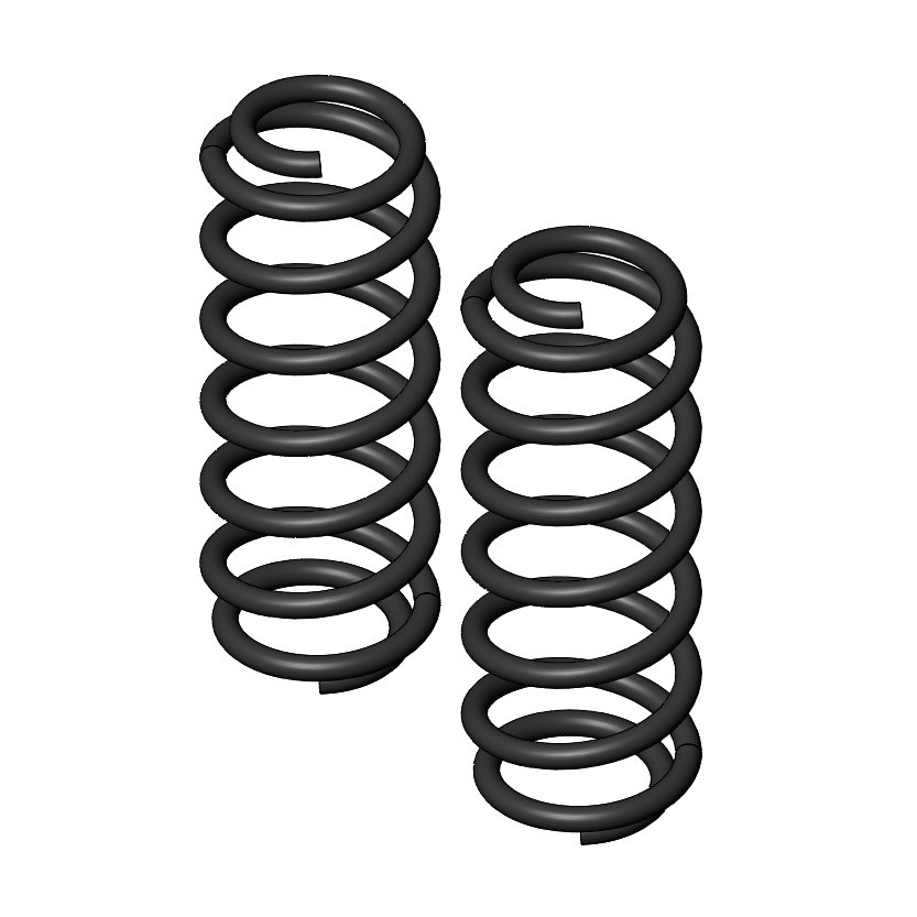 Jeep Wrangler 2.5 Inch Dual Rate Rear Coil Springs 2018+ JL Clayton Off ...