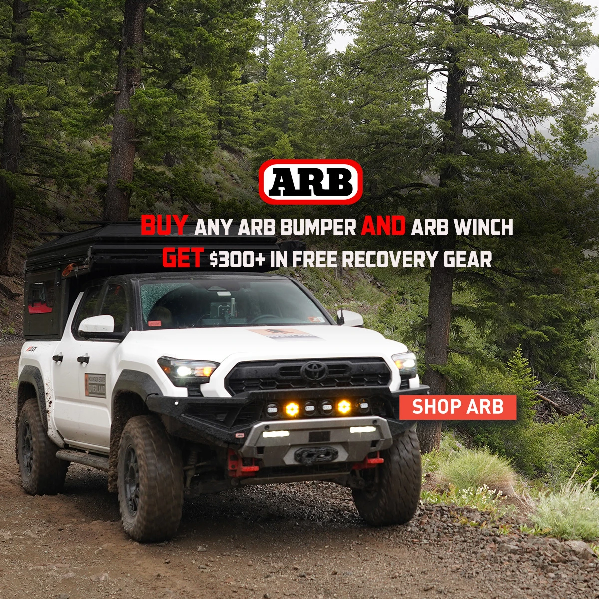 Buy Any ARB Bumper and ARB Winch and Get $300+ in Free Recovery Gear