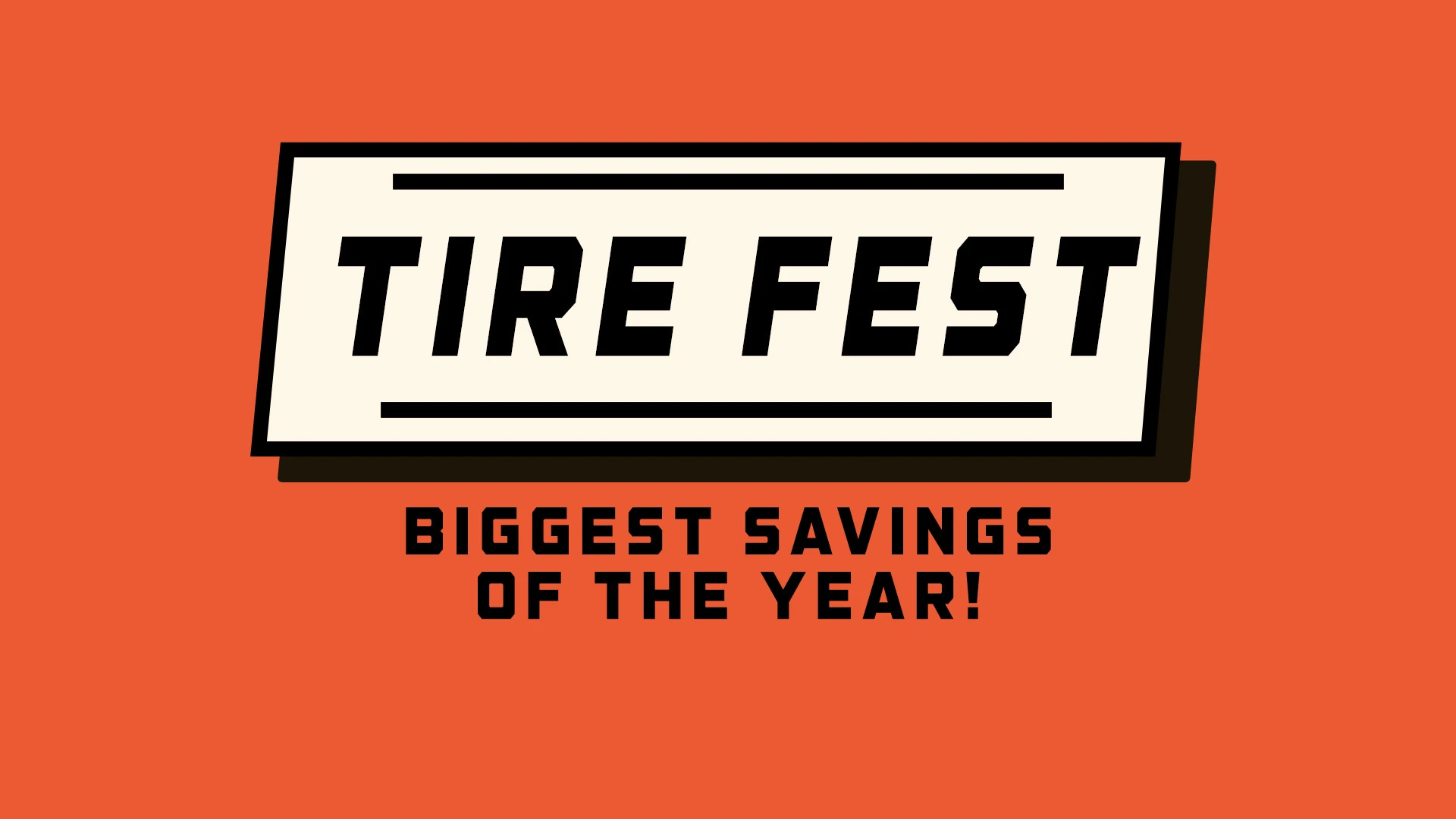 Tire Fest at OK4WD, our biggest tire sale of the year