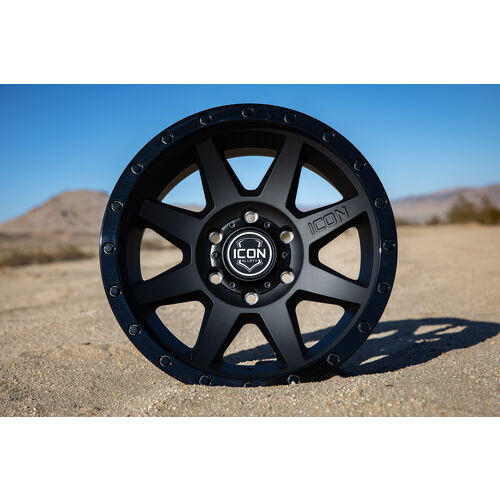 ICON ALLOYS REBOUND DBL BLK - 18 X 9 / 6 X 135 / 6MM / 5.25